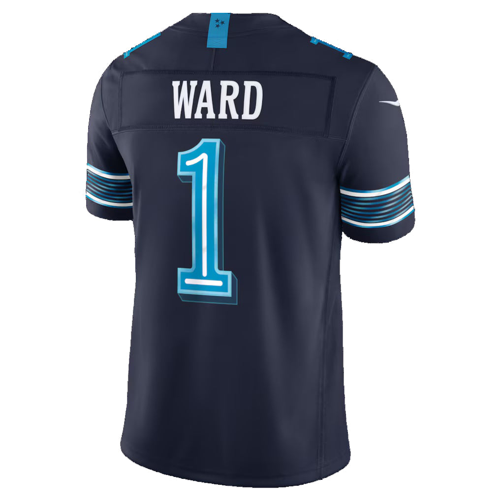 T.Titans #1 Cameron Ward Navy 2026 Rivalries Collection Stitched Limited Jersey Tomch
