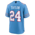 T.Titans #24 Alontae Taylor Light Blue Team Game Football jersey Tomch
