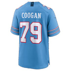 T.Titans #79 Pat Coogan Light Blue Team Game Football jersey Tomch