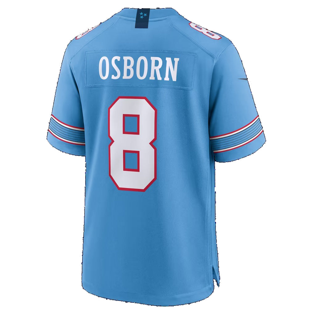 T.Titans #8 K.J. Osborn Light Blue Team Game Football jersey Tomch