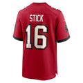 TB.Buccaneers #16 Easton Stick Red Team Game Football jersey Tomch