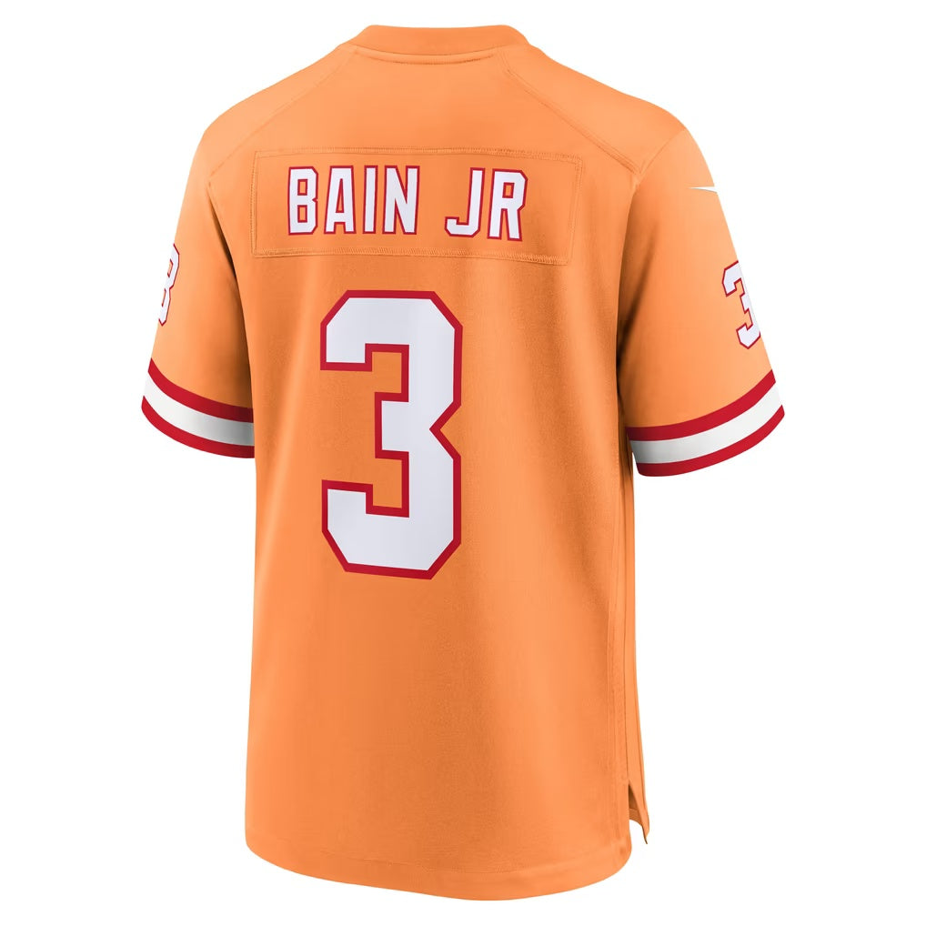 TB.Buccaneers #3 Rueben Bain Jr. Creamsicle Alternate Game Football jersey Tomch