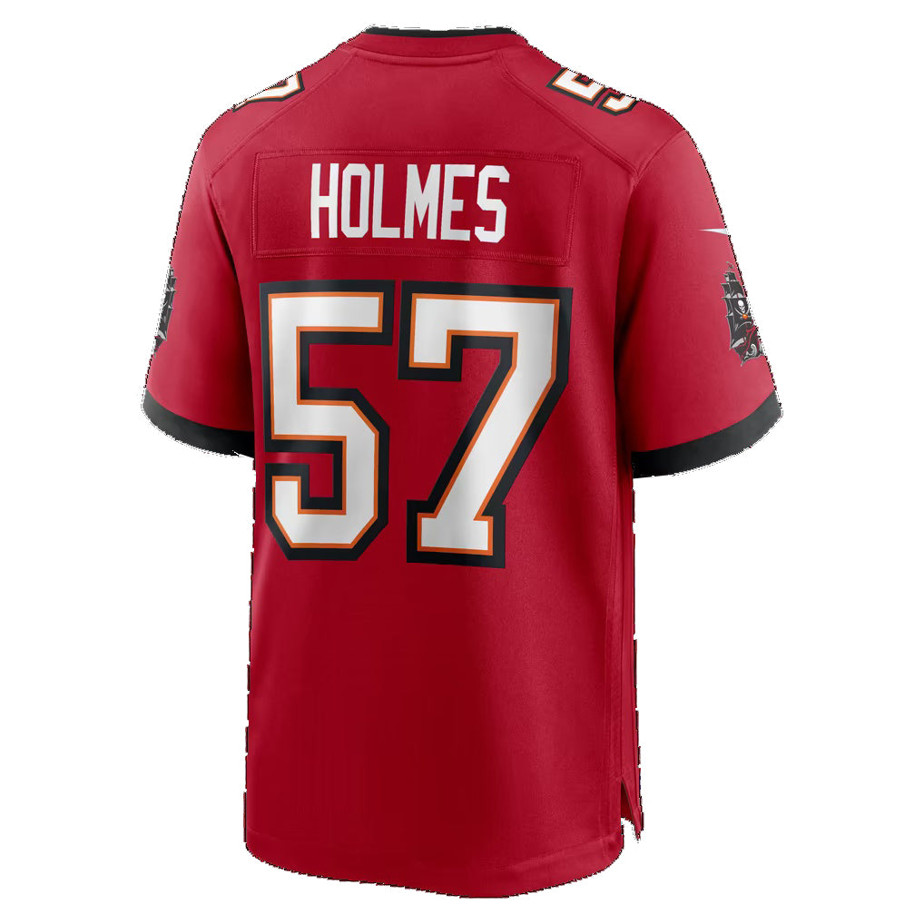 TB.Buccaneers #57 Yasir Holmes Red Team Game Football jersey Tomch