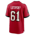TB.Buccaneers #61 Henry Lutovsky Red Team Game Football jersey Tomch