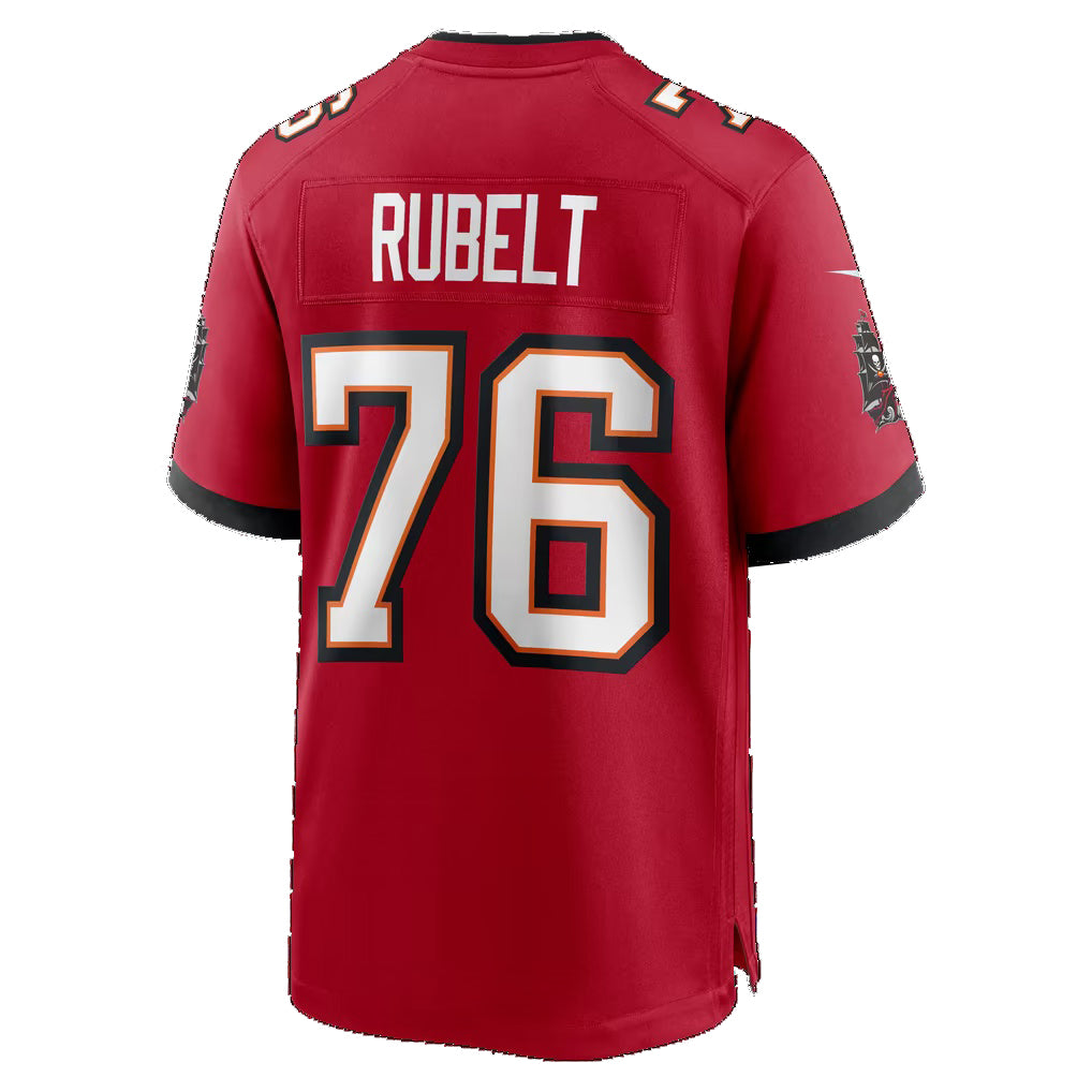 TB.Buccaneers #76 Paul Rubelt Red Team Game Football jersey Tomch