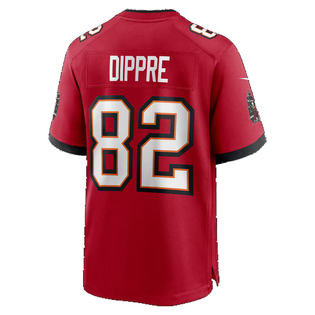 TB.Buccaneers #82 CJ Dippre Red Team Game Football jersey Tomch