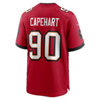 TB.Buccaneers #90 DeMonte Capehart Red Team Game Football jersey Tomch