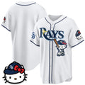Tampa Bay Rays White Tomch Meow KT Edition Vapor Limited Stitched Jersey