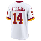 W.Commanders #14 Antonio Williams White Tomch Game Jersey