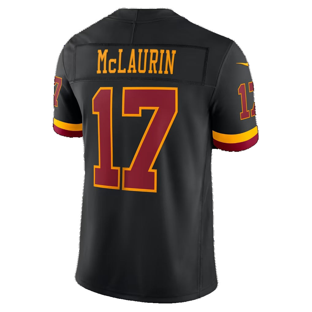 W.Commanders #17 Terry McLaurin Black Alternate Vapor F.U.S.E. Stitched Limited Football jersey Tomch