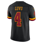 W.Commanders #4 Frankie Luvu Black Alternate Vapor F.U.S.E. Stitched Limited Football jersey Tomch