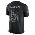 W.Commanders #5 Jayden Daniels Black 2026 Salute to Service Stitched Limited Football jersey Tomch