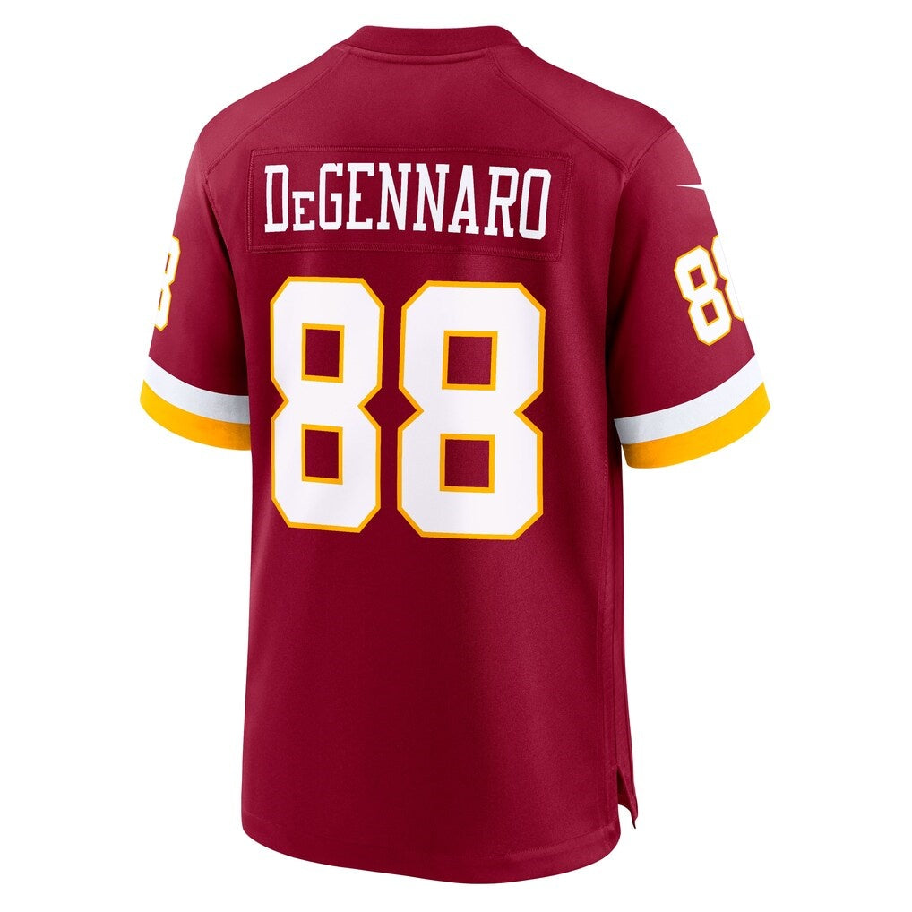 W.Commanders #88 Nick DeGennaro Burgundy Team Game Jersey TOMCH