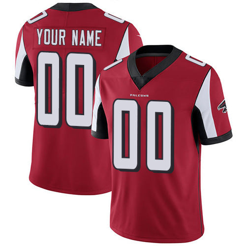 Custom A.Falcons Home Red Tomch Vapor Untouchable Limited Jersey