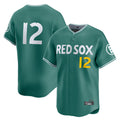 Boston Red Sox #12 Connor Wong Player Green Tomch City Connect Limited Home Game Stitched Jerseys1