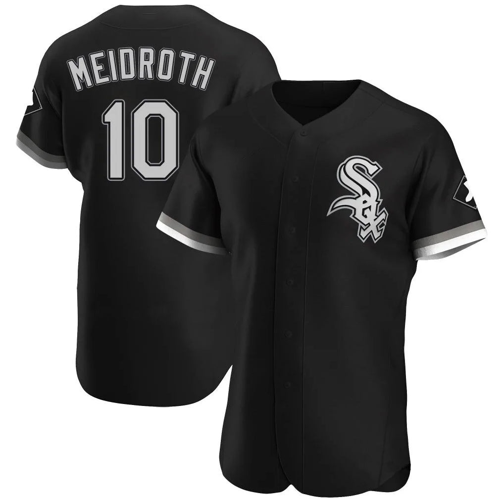 Chicago White Sox #10 Chase Meidroth Player Black Tomch Limited Elite Home Stitched Jerseys