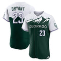 Colorado Rockies #23 Kris Bryant Player Green Tomch City Connect Limited Elite Home Stitched Jerseys
