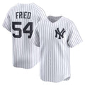 New York Yankees #54 Max Fried White Tomch Home Limited Player Jersey 2