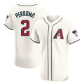 Arizona Diamondbacks #2 Geraldo Perdomo Player Cream Tomch Limited Elite Home Game Stitched Jerseys