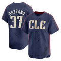Cleveland Guardians #37 Travis Bazzana Player Navy Tomch City Connect Limited Home Stitched Jerseys