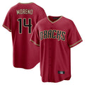 Arizona Diamondbacks #14 Gabriel Moreno Player Red Tomch Home Game Stitched Jerseys