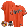 Baltimore Orioles Orange Tomch 30th Anniversary of 2131 Home Game Blank Player Stitched Jerseys