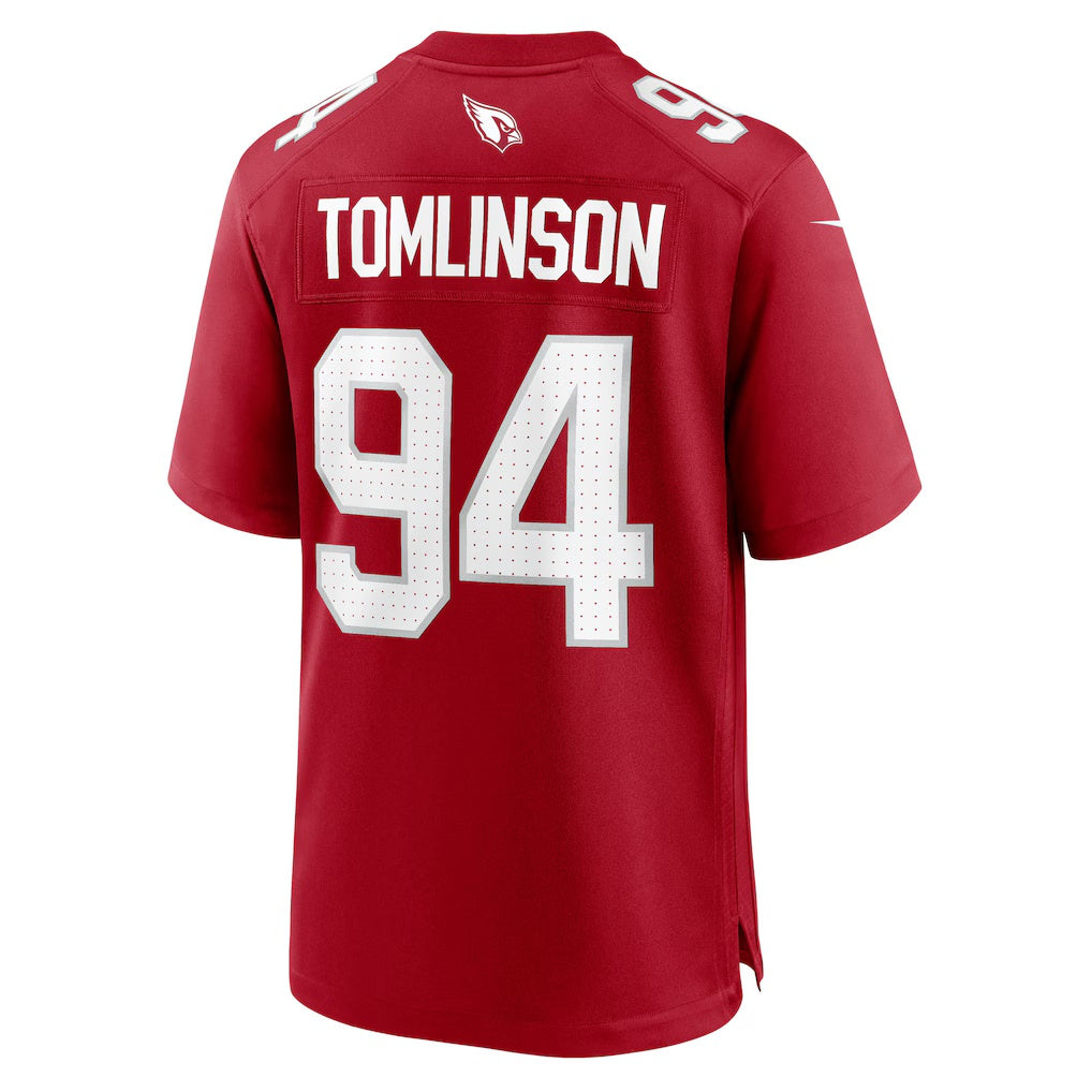 A.Cardinals #94 Dalvin Tomlinson Cardinal Tomch Team Game Jersey