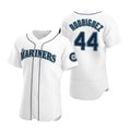 Seattle Mariners #44 Julio Rodr¨ªguez White Tomch Flex Base Stitched Jersey