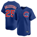Chicago Cubs #25 Moises Ballesteros Player Royal Tomch Limited Home Stitched Jerseys
