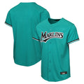 Miami Marlins Blank Player Teal Tomch Mitchell & Ness Cooperstown Collection Game Stitched Jerseys
