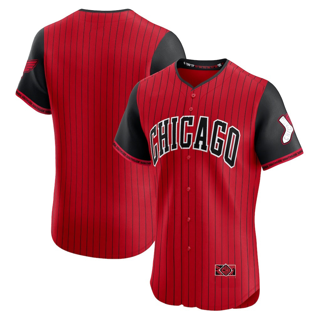 Chicago White Sox Red-Black Tomch 2025 City Connect Elite Jersey