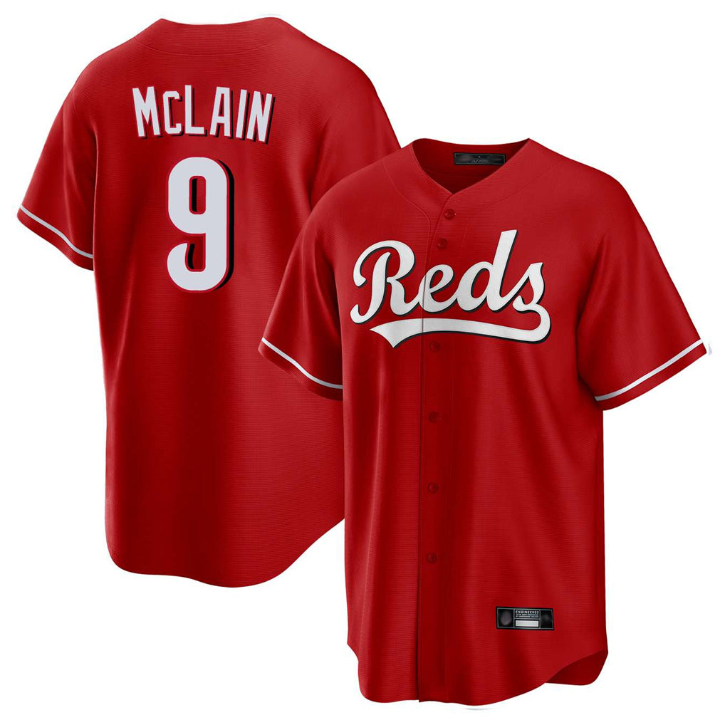 Cincinnati Reds #9 Matt McLain Player Red Tomch Home Game Stitched Jerseys