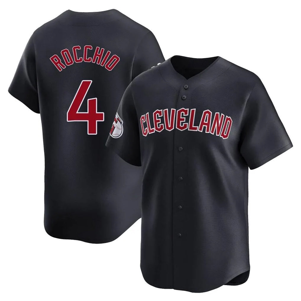 Cleveland Guardians #4 Brayan Rocchio Player Navy Tomch Limited Home Game Stitched Jerseys