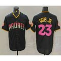 San Diego Padres #23 Fernando Tatis Jr Black Tomch 20th Anniversary Cool Base Stitched Jersey