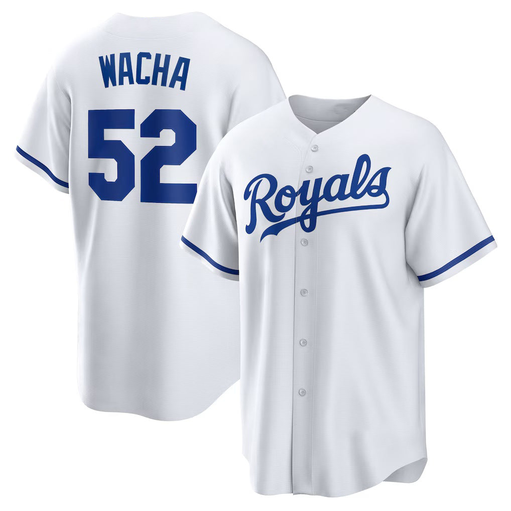 Kansas City Royals #52 Michael Wacha White Tomch Home Replica Jersey