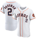 Houston Astros #2 Alex Bregman White Tomch 2022 World Series Flex Base Stitched Jersey