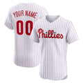 Custom Philadelphia Phillies White Tomch Home Elite Jersey
