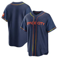 Houston Astros Blank Player Navy Tomch City Connect Home Game Stitched Jerseys
