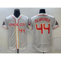 Houston Astros #44 Yordan Alvarez Number White Thaam 2023 City Connect Flex Base Stitched Jersey 2