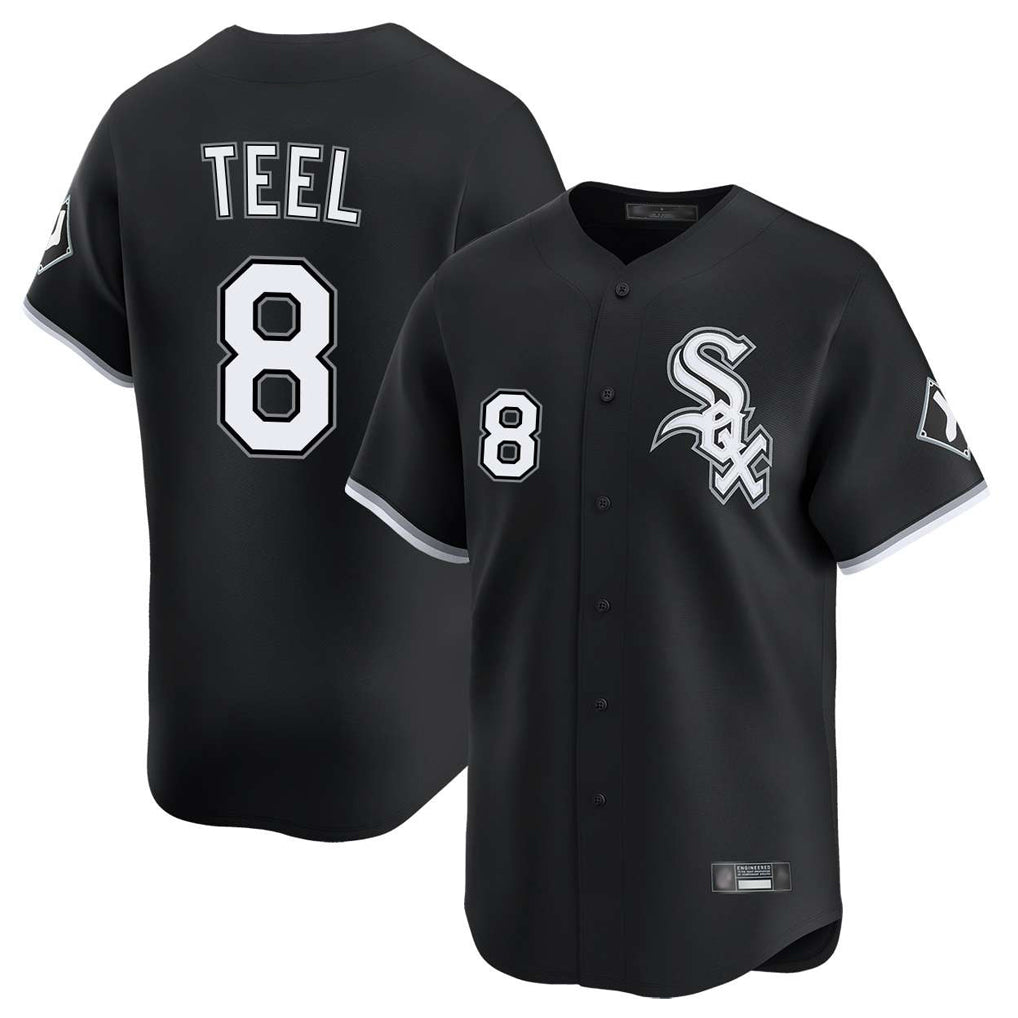 Chicago White Sox #8 Kyle Teel Player Black Tomch Limited Home Stitched Jerseys