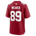 A.Cardinals #89 Xavier Weaver Cardinal Tomch Team Game Jersey