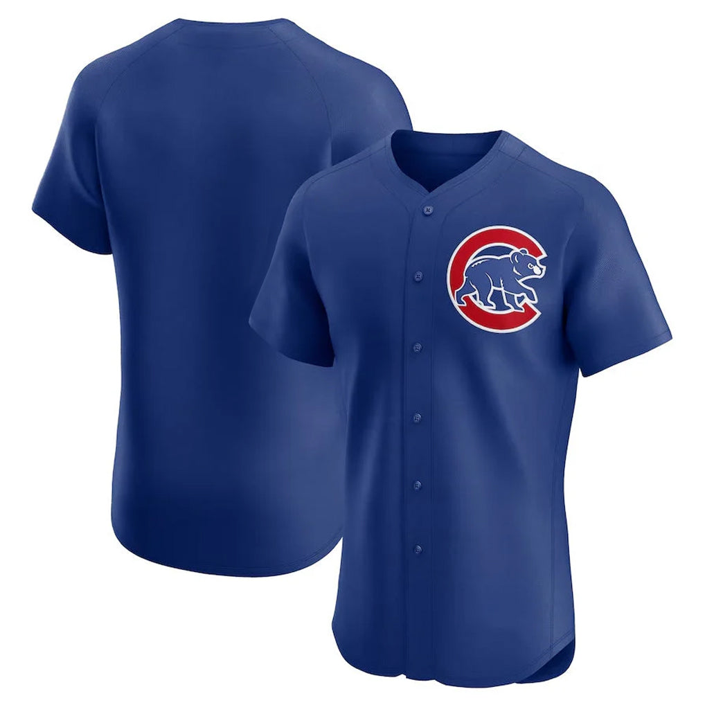 Chicago Cubs Royal Tomch Limited Elite Home Game Blank Player Stitched Jerseys