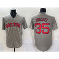 Boston Red Sox #35 Garrett Crochet Gray Thaam Cool Base Stitched Jersey