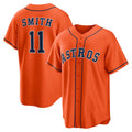 Houston Astros #11 Cam Smith Orange Thaam Alternate Replica Jersey