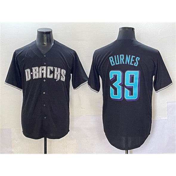 Arizona Diamondbacks #39 Corbin Burnes Black Tomch Stitched Jersey