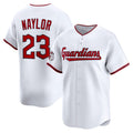 Cleveland Guardians #23 Bo Naylor White Thaam Home Limited Player Jersey