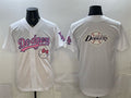 Los Angeles Dodgers Team Big Logo White Tomch Hello Kitty Night Stitched Jersey
