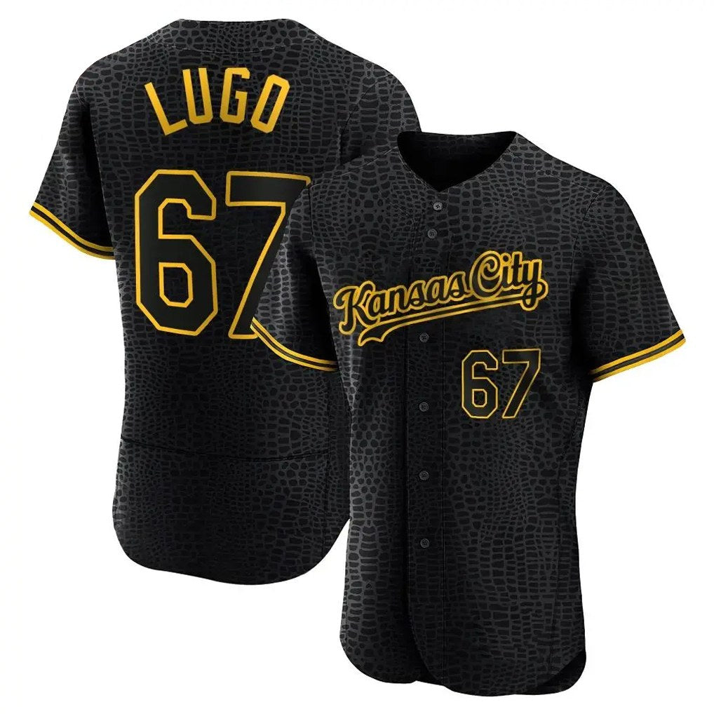 Kansas City Royals #67 Seth Lugo Player Black Tomch Snake Skin City Limited Elite Stitched Jerseys