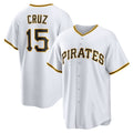 Pittsburgh Pirates #15 Oneil Cruz White Tomch Home Replica Jersey