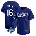 Los Angeles Dodgers #16 Will Smith Player Royal Tomch World Series Meet Limited Home Stitched Jerseys